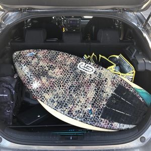 Fiberglass n wooden Victoria skim boards